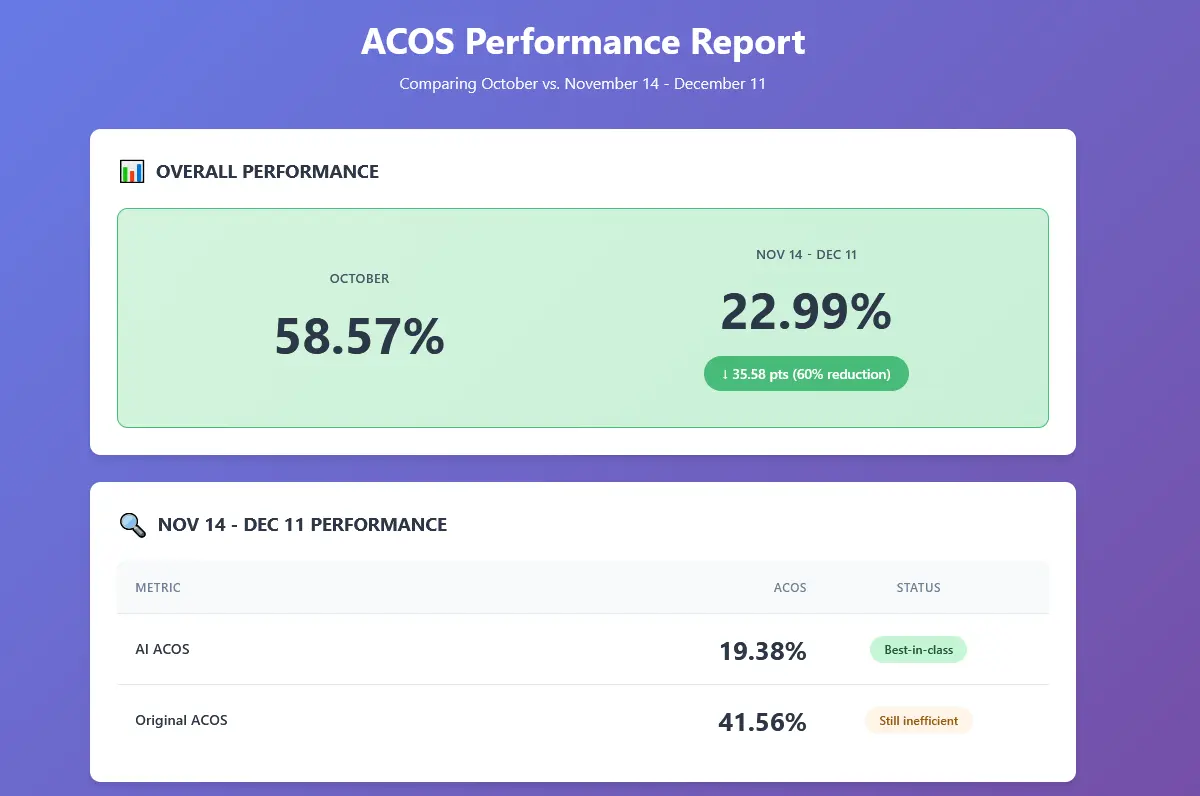 Advertising Efficiency Transformation