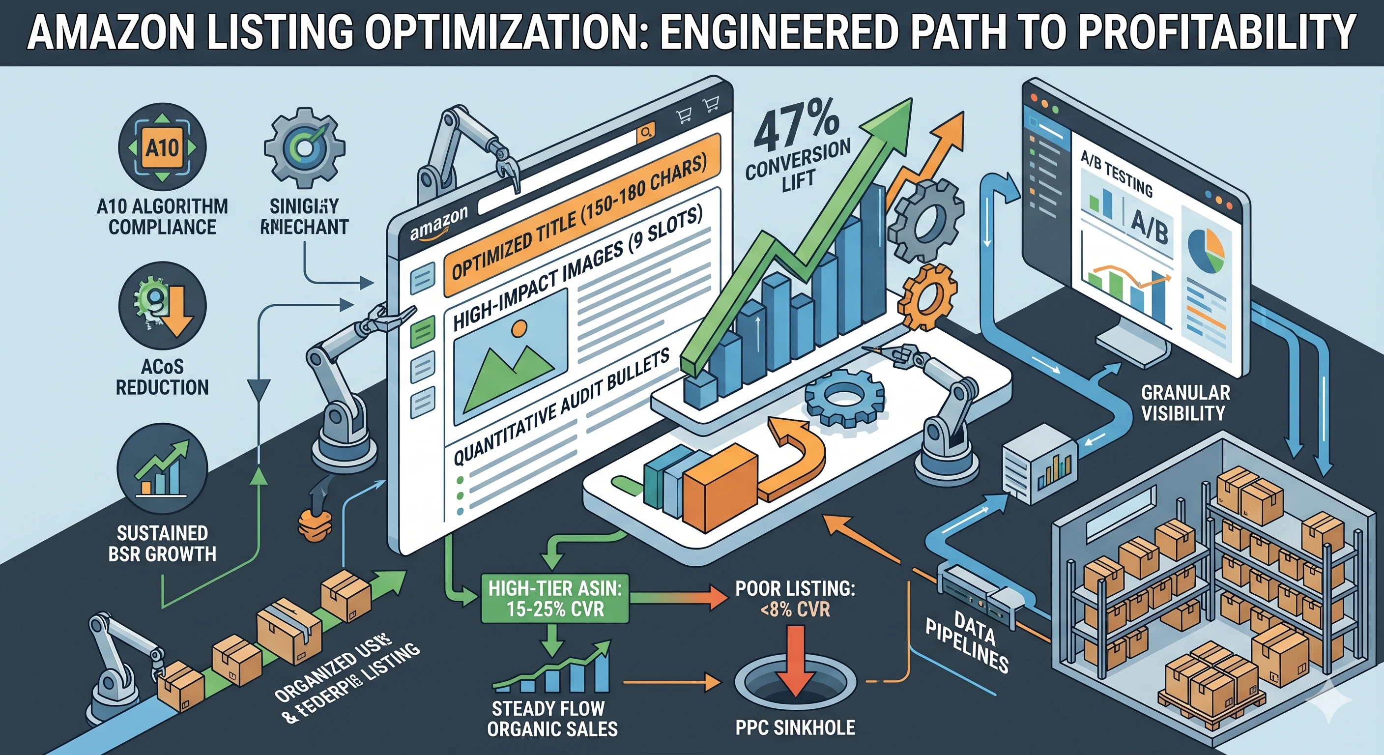 DeepBI Amazon Listing Optimization for the A10 Algorithm in 2026